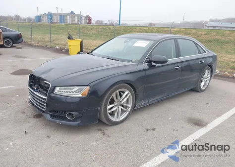 2017 Audi A8 L 4.0T Sport from USA, damaged, VIN WAU43AFD0HN002609